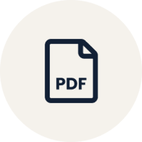An illustration of PDF format on sand background